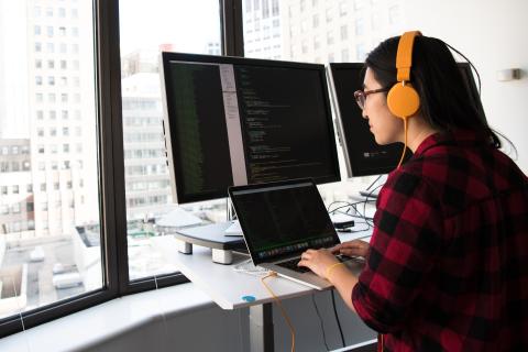 Woman programmer
