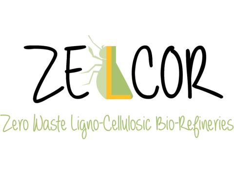 Logo du projet de recherche ZELCOR – Zero waste ligno-cellulosic biorefineries by integrated lignin valorisation 