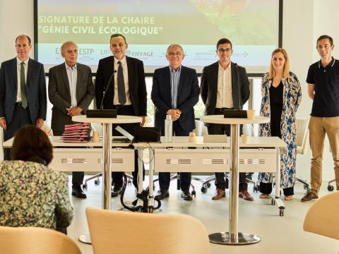 Signature de la Chaire génie civil écologique